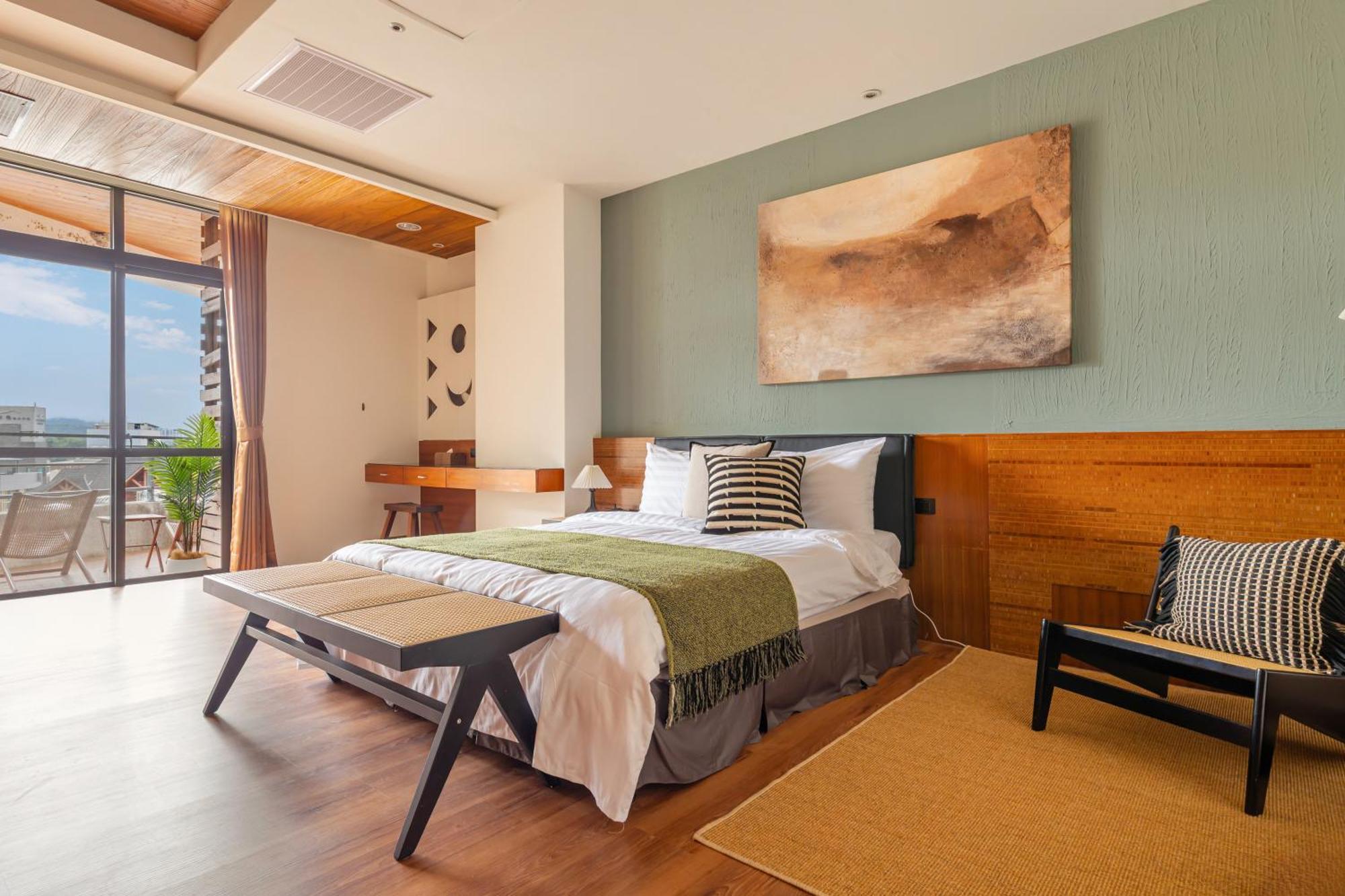 יוצ'י Sun Moon Lake Itathao Vacation Inn With Elevator מראה חיצוני תמונה