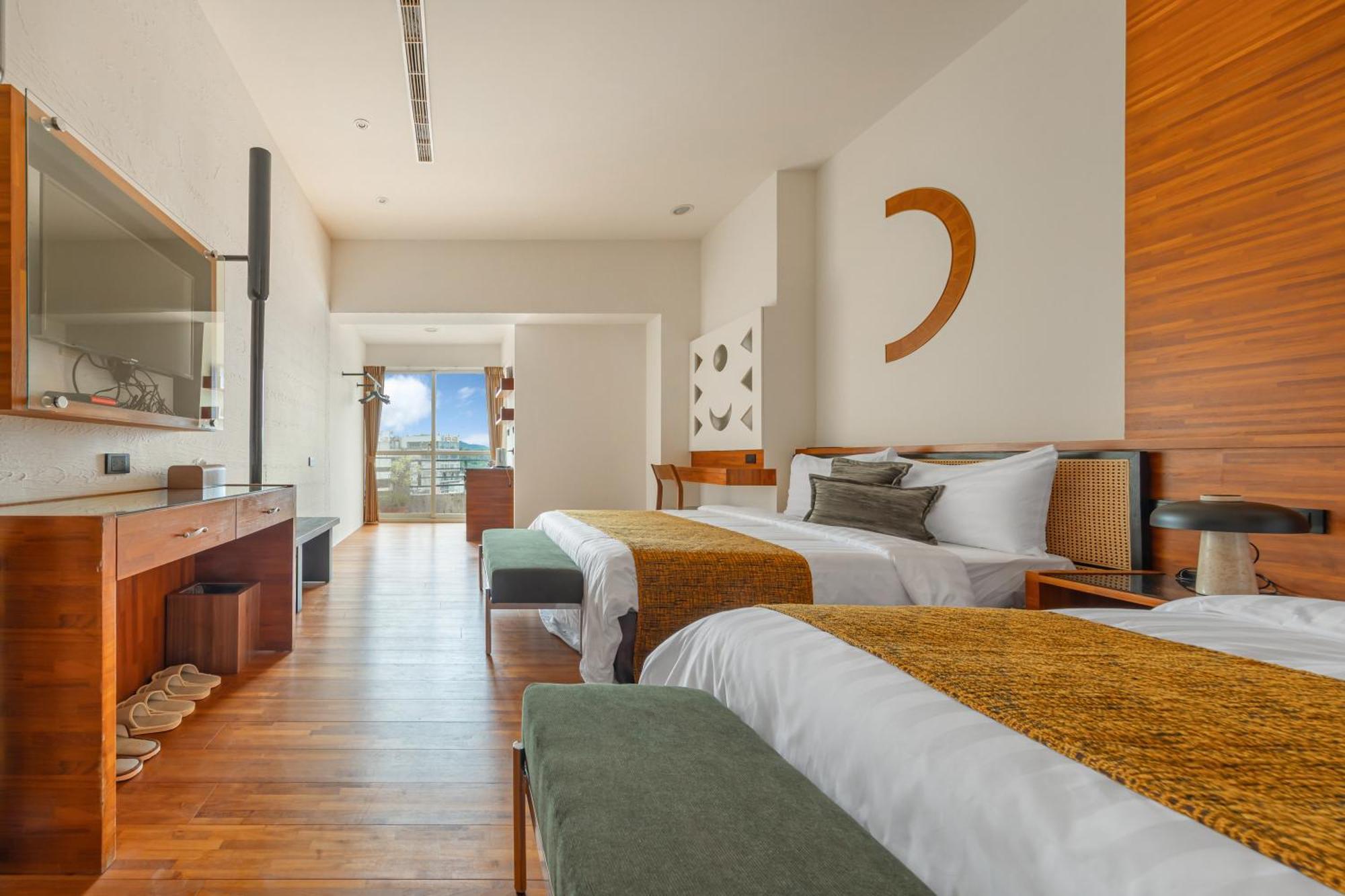 יוצ'י Sun Moon Lake Itathao Vacation Inn With Elevator מראה חיצוני תמונה